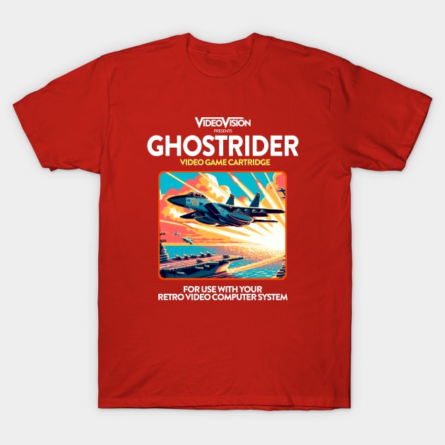 Ghostrider 80s Game v2 T-Shirt by PopCultureShirts